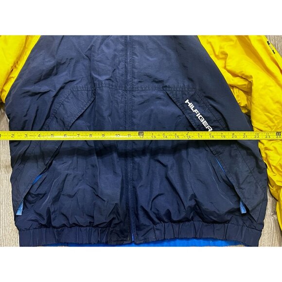 Vintage Tommy Hilfiger Revisable Jacket Logo Windbreaker Full Zip Size Large Mul - Picture 8 of 10